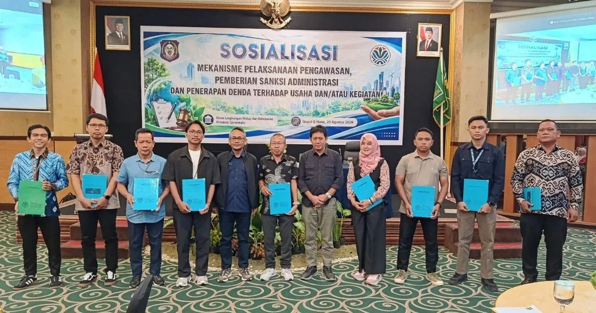 DLHK Provinsi Gorontalo Perkuat Pengawasan Lingkungan, Dorong Dunia Usaha Tingkatkan Kepatuhan