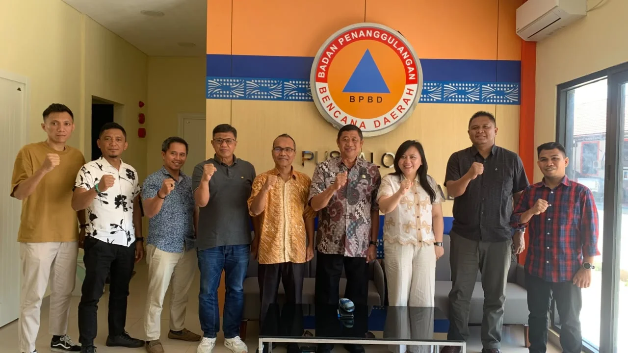 DPRD Boltim Sulawesi Utara Kunker ke BPBD Provinsi Gorontalo, Konsultasi dan Pelajari Mitigasi Bencana