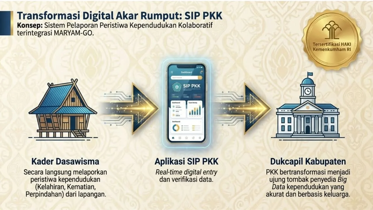 Kadis PPPA-PMD Provinsi Gorontalo: Dasa Wisma TP PKK Desa Garda Terdepan PENTAGON