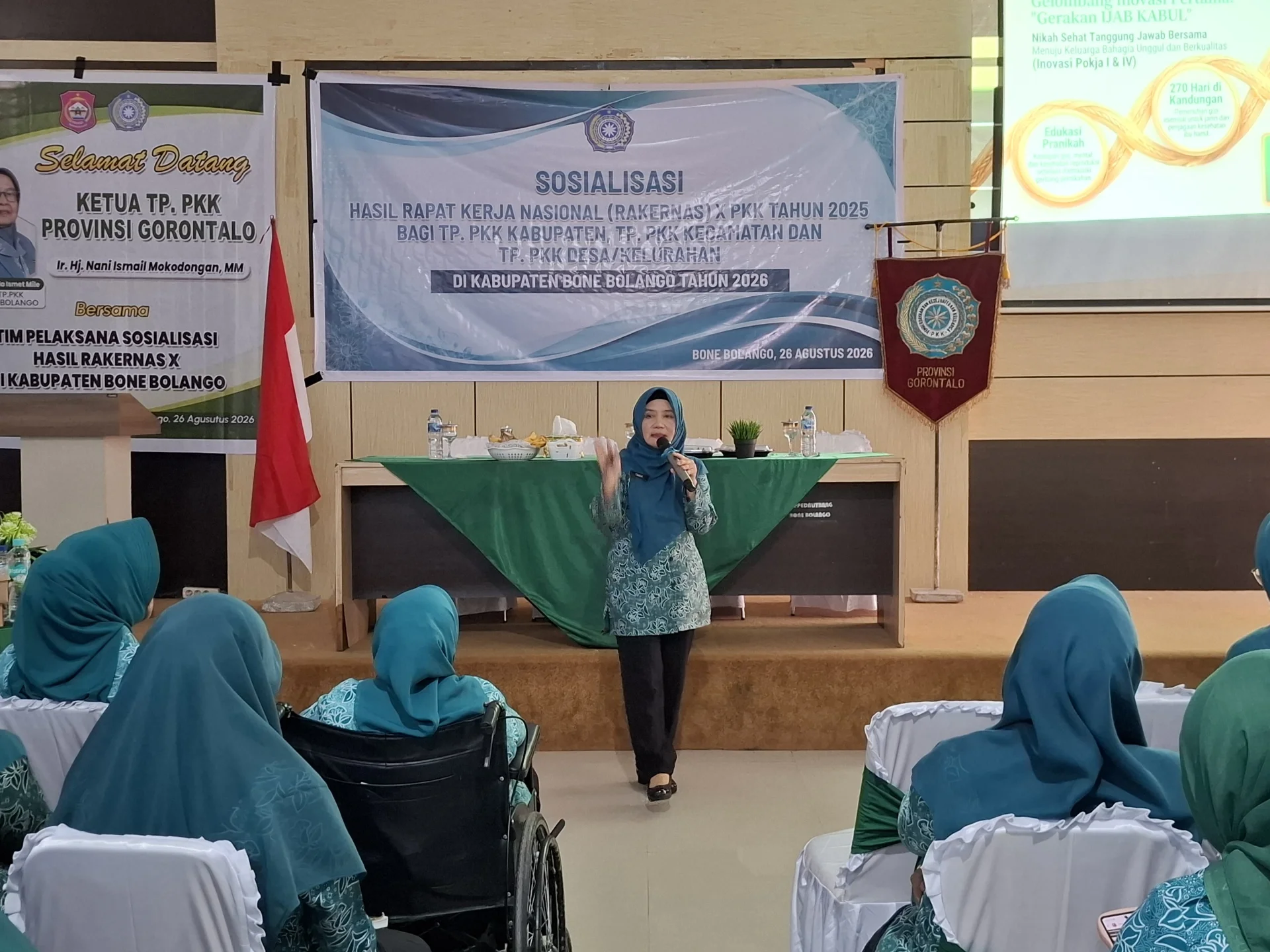 Kadis PPPA-PMD Provinsi Gorontalo, Dasa Wisma TP PKK Desa Garda Terdepan PENTAGON
