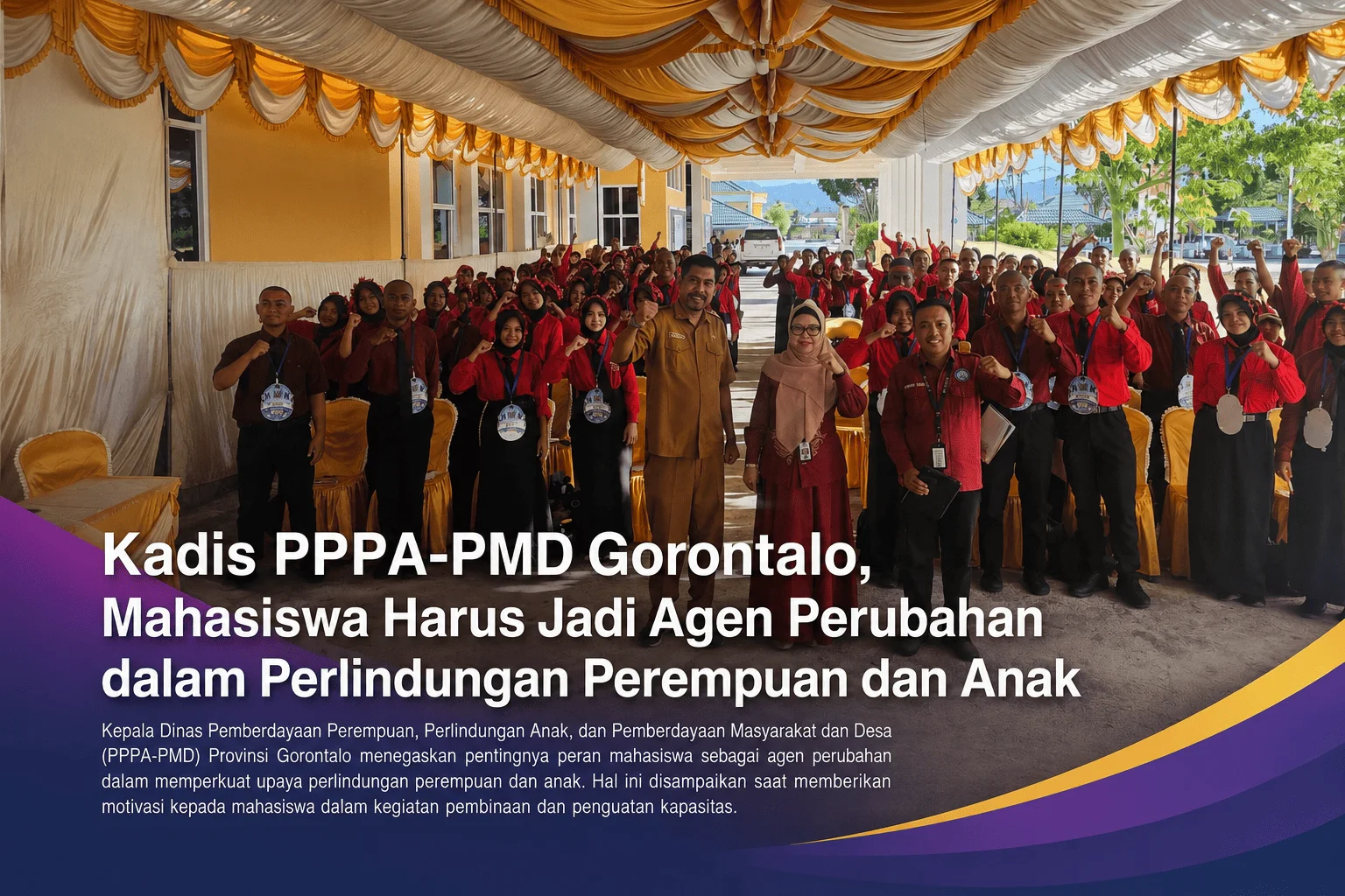 Kadis PPPA-PMD Gorontalo, Mahasiswa Harus Jadi Agen Perubahan dalam Perlindungan Perempuan dan Anak