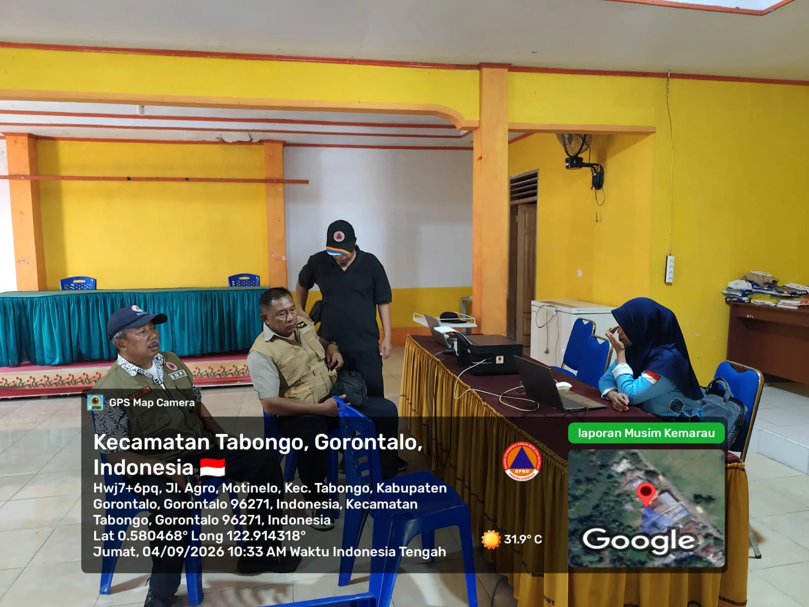 Tanggap Darurat: BPBD Gorontalo Gercep Verifikasi Data Kekeringan di Bongomeme