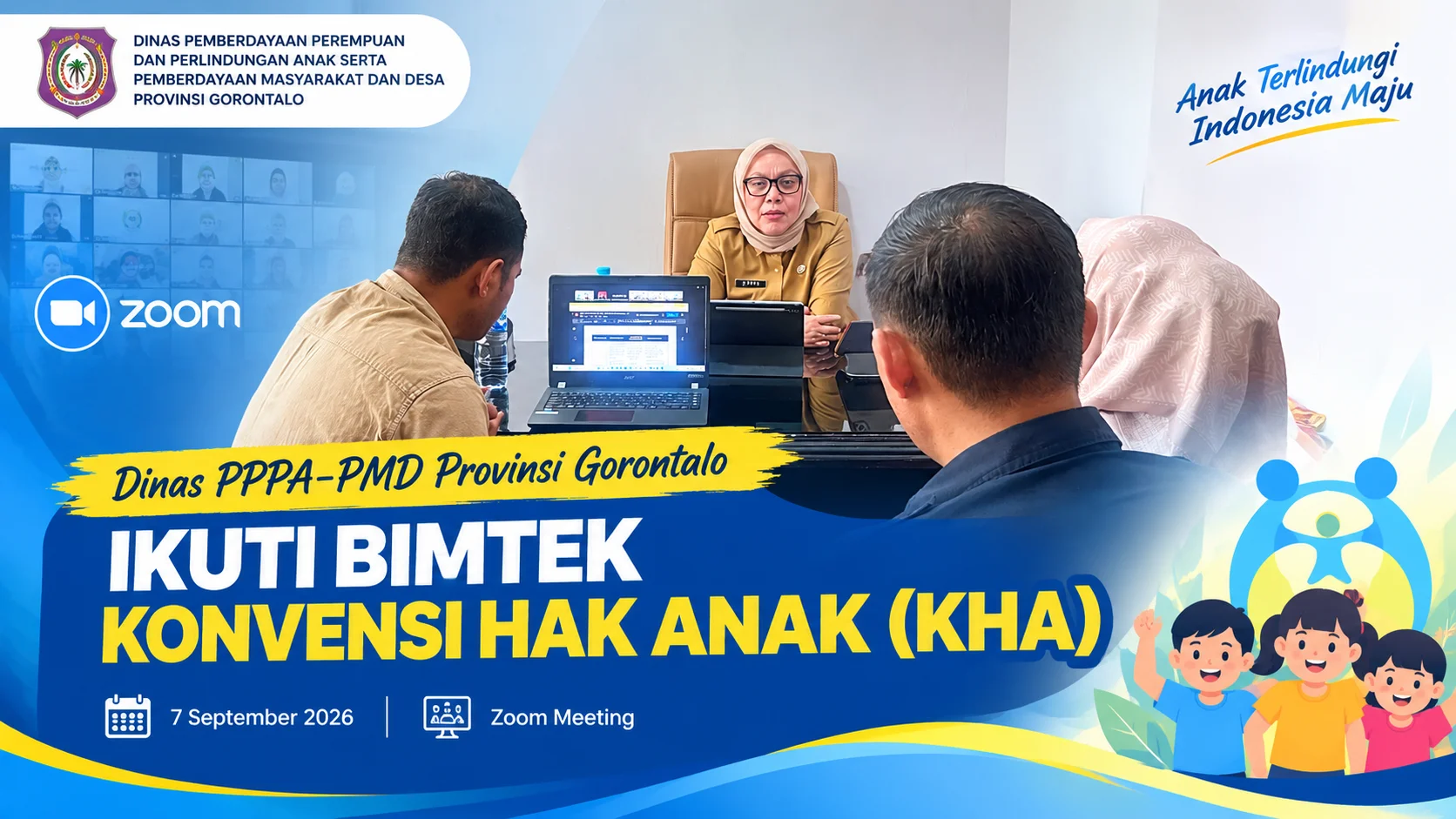 Bimtek KHA, Dinas PPPA-PMD Gorontalo Perkuat Komitmen Pemenuhan Hak Anak