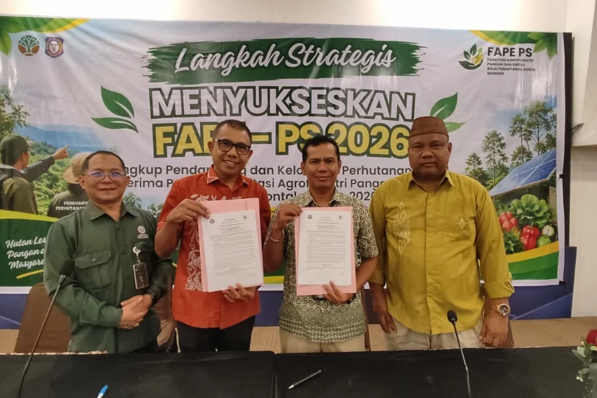 Hadapi Kemarau, Balai PS Manado dan DLHK Gorontalo Dorong Penguatan Agroforestri Pangan dan Energi