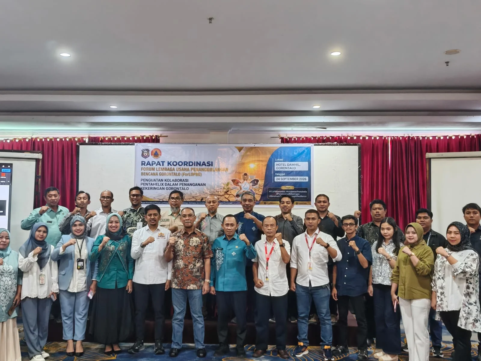 Perkuat Kolaborasi Pentahelix Penanganan Bencana, BPBD Gorontalo Gandeng Lembaga Usaha Lewat ForLUPBG