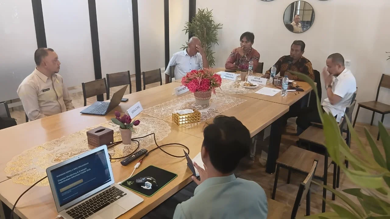 Masuk 6 Besar Kategori Menuju Informatif, Biro Organisasi Paparkan Komitmen Keterbukaan Informasi di Monev KIP 2026