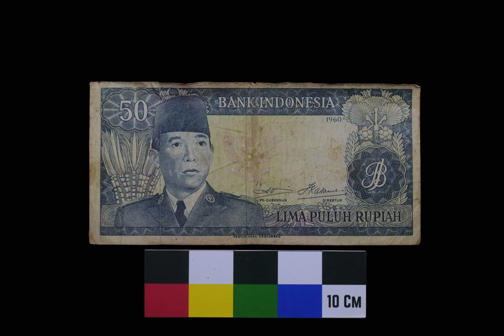 Uang Kertas 50 Rupiah Tahun 1960