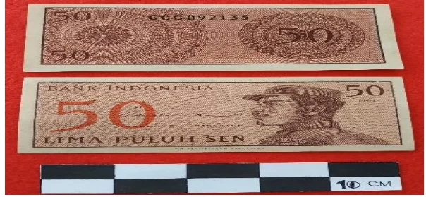 Uang Kertas 50 Sen Tahun 1964
