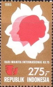 Prangko 275 Rp Hari Wanita Internasional ke-75 tahun 1985