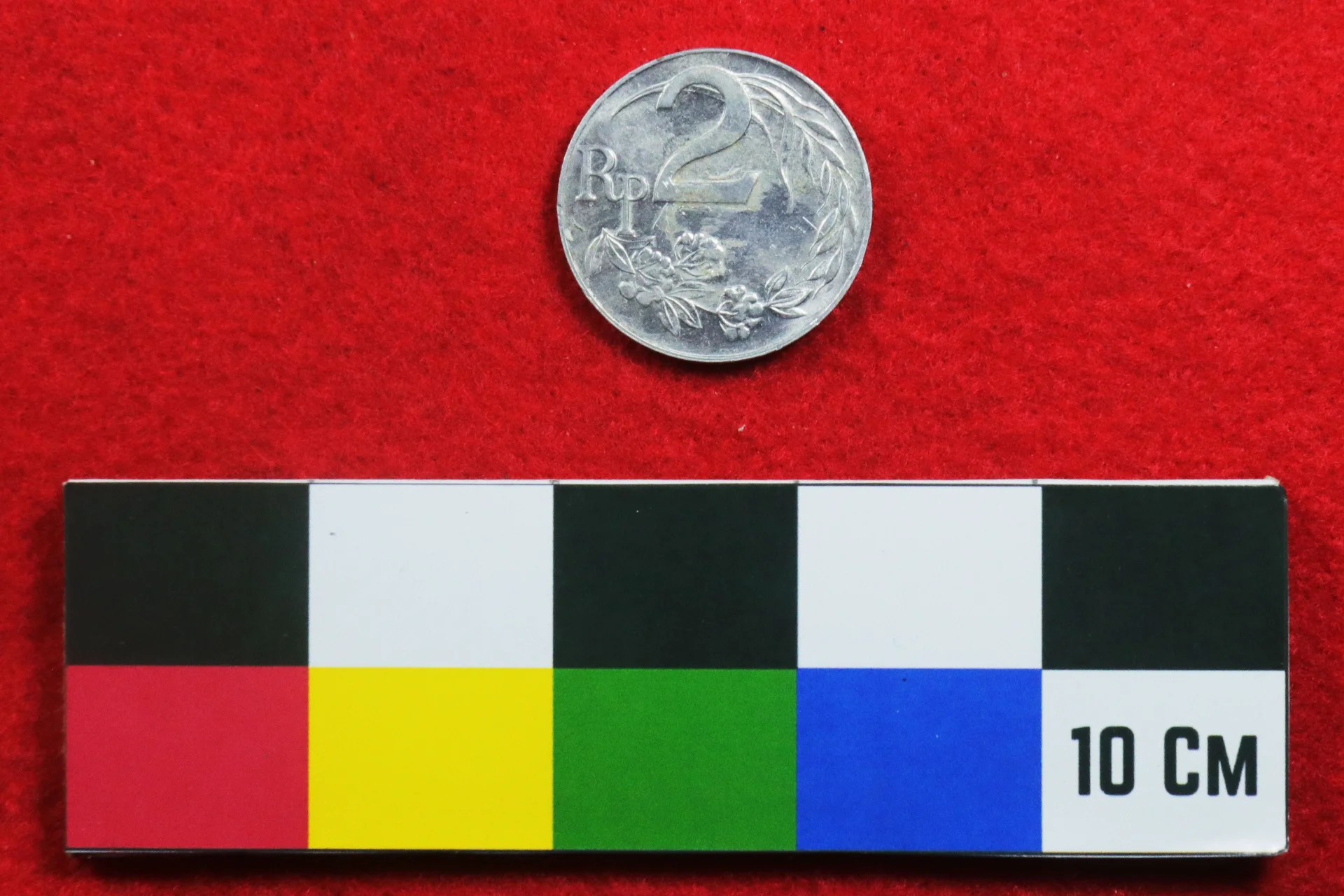 Koin 2 Rupiah Tahun 1970 Bergambar Padi dan Kapas