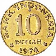 10 Rupiah 1974