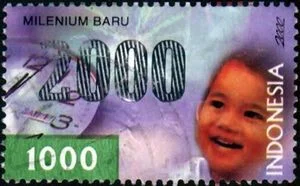 Prangko 1000 tahun 2000