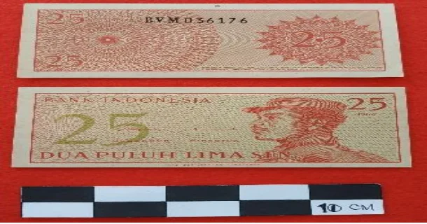 Uang Kertas 25 Sen Tahun 1964 Bergambar Sukarelawan 