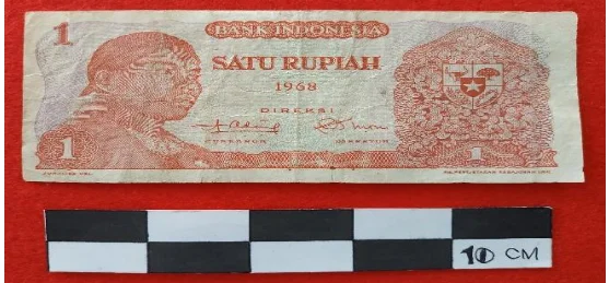 Uang Kertas 1 Rupiah Tahun 1968 Bergambar Jenderal Sudirman
