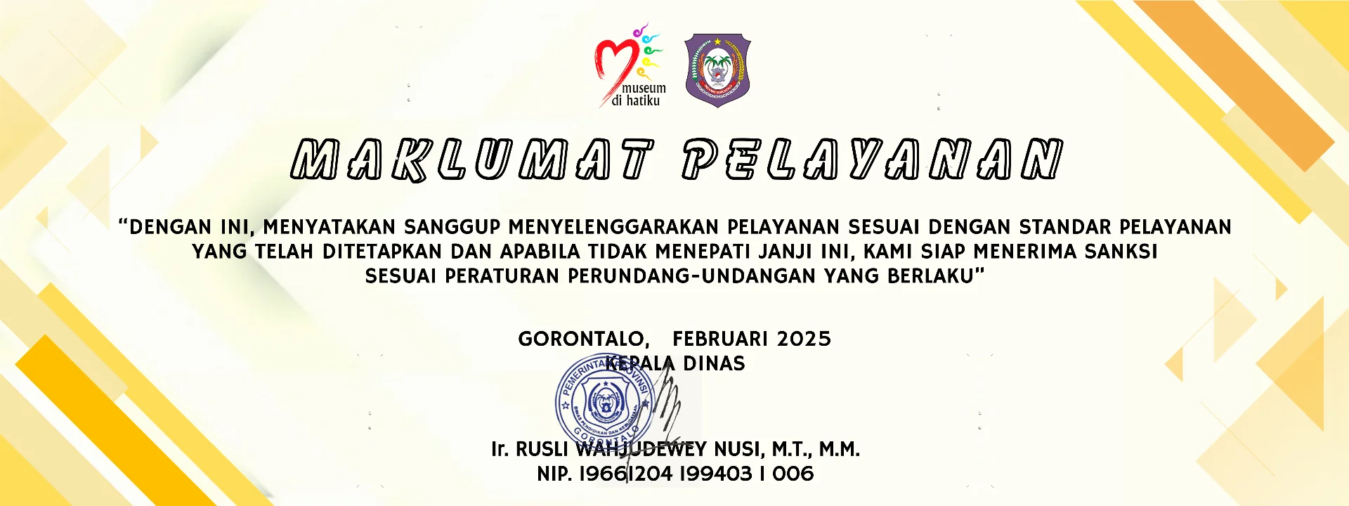 Maklumat Pelayanan