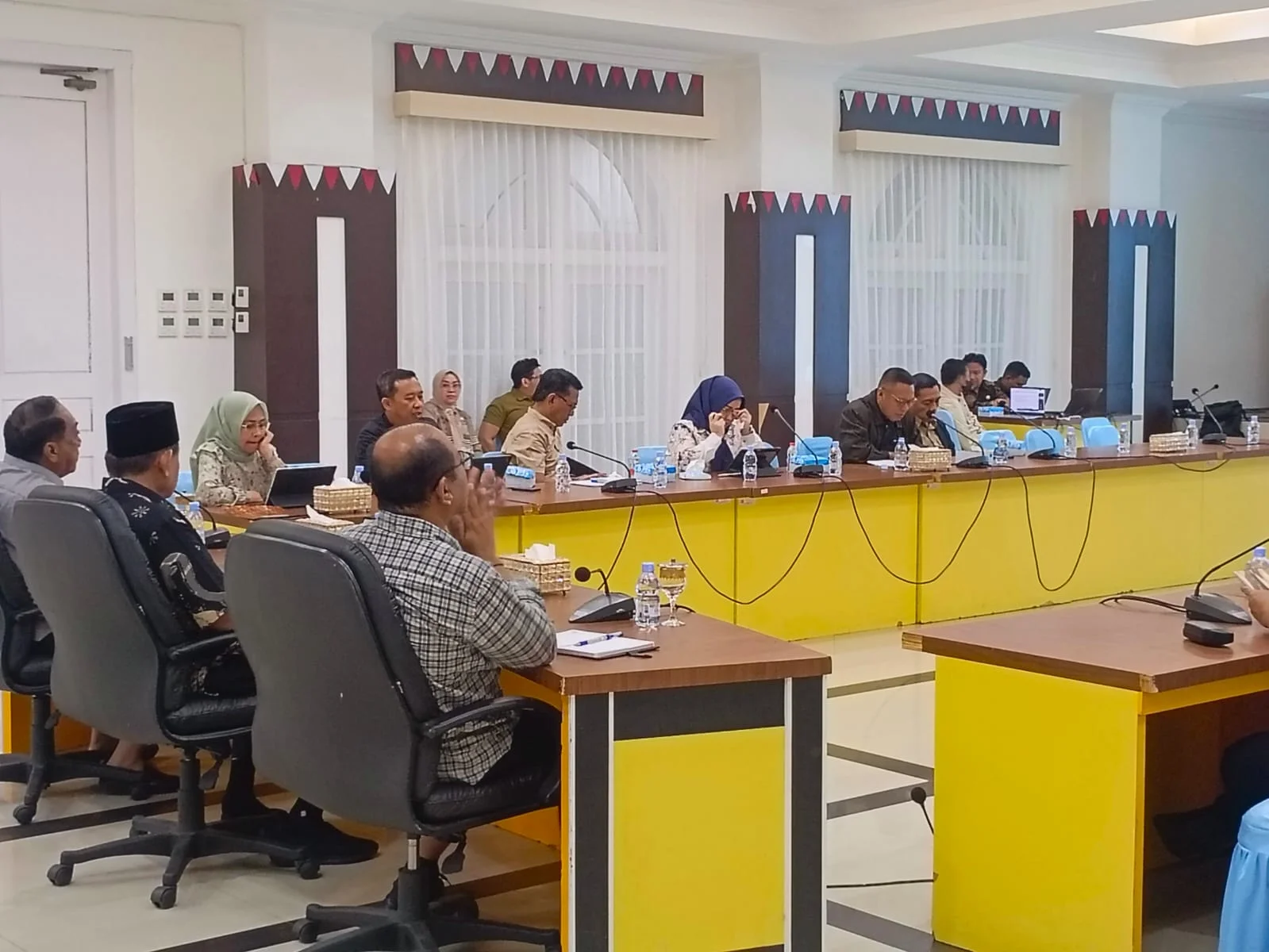 rapat evaluasi Keg. Bid I ( Pembukaan dan Penutupan)