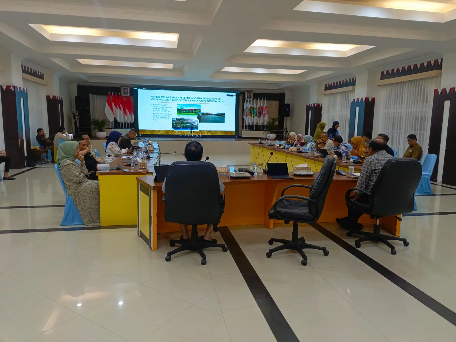 rapat evaluasi Keg. Bid I ( Pembukaan dan Penutupan)