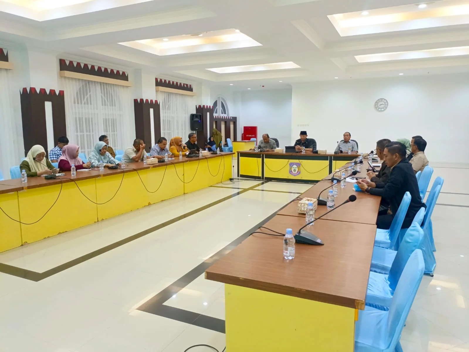 rapat evaluasi Keg. Bid I ( Pembukaan dan Penutupan)