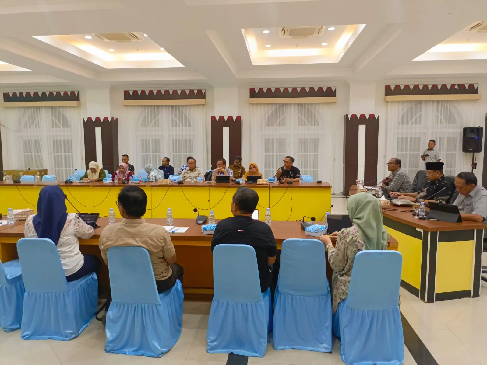 rapat evaluasi Keg. Bid I ( Pembukaan dan Penutupan)