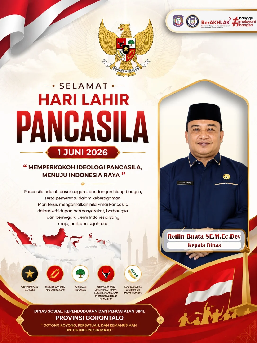 HARI LAHIR PANCASILA ( 01 juni 2026 )