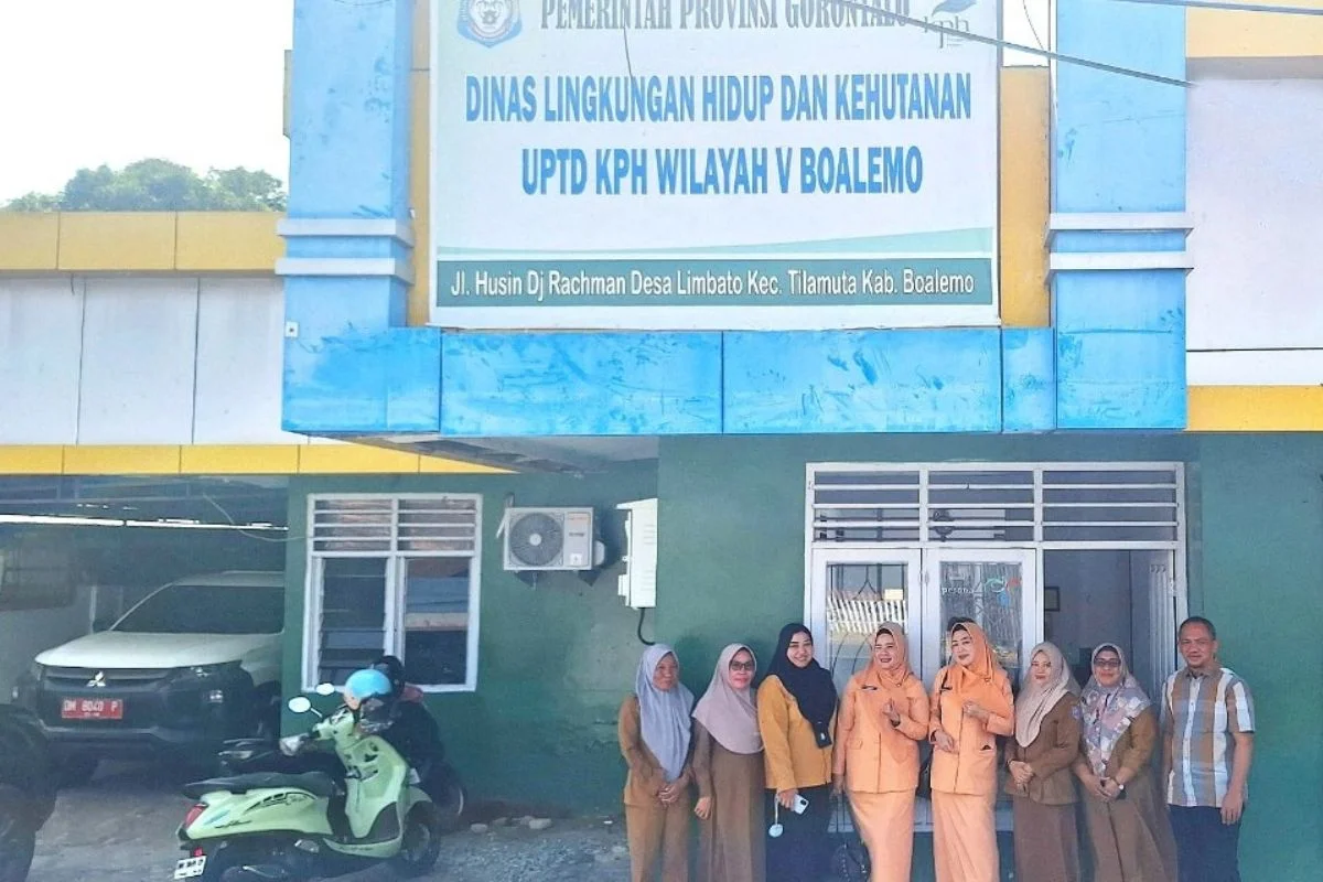 DWP DLHK Gorontalo Kunjungi KPH Wilayah V Boalemo, Perkuat Silaturahmi Keluarga Rimbawan