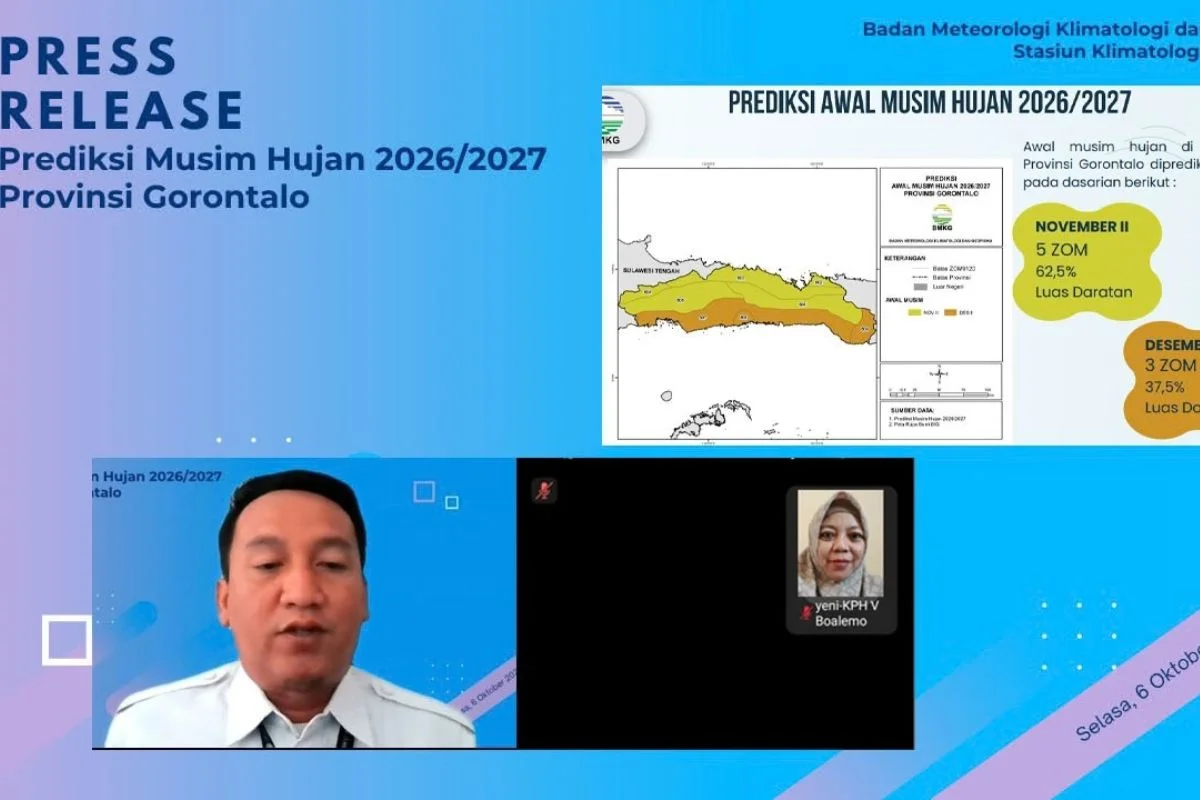 Antisipasi Perubahan Iklim, KPH V Boalemo Jadikan Prakiraan Musim Hujan sebagai Acuan RHL