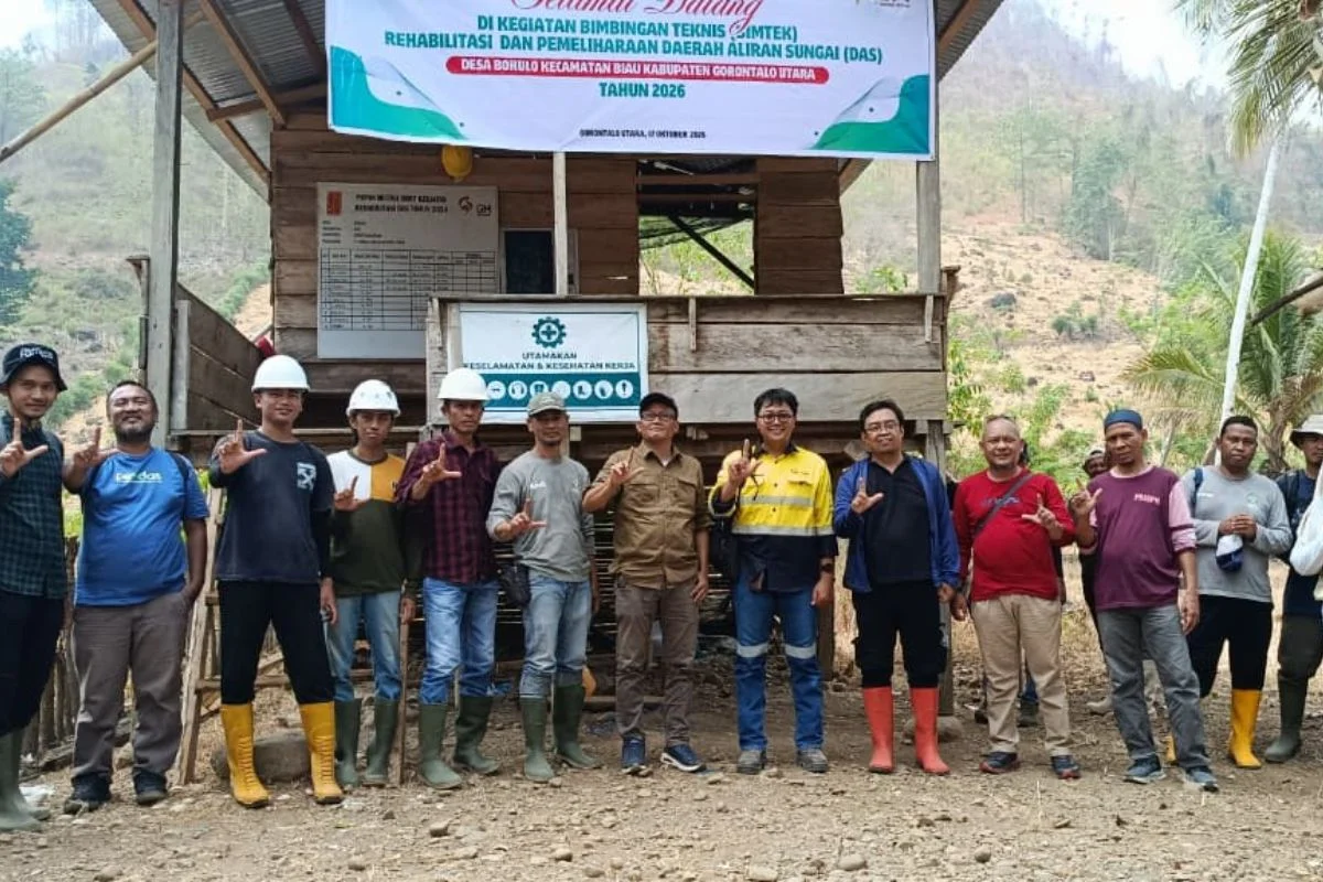 Tinjau Rehab DAS PT Gorontalo Minerals, KPH IV Gorontalo Utara Perkuat Pemantauan dan Koordinasi