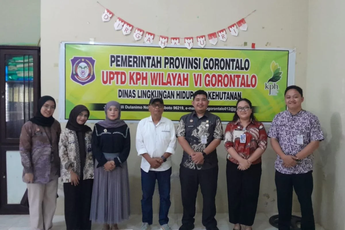 KPH VI Gorontalo Terima Kunjungan Kemenkum, Bahas Perlindungan Produk Unggulan Kelompok Tani Hutan