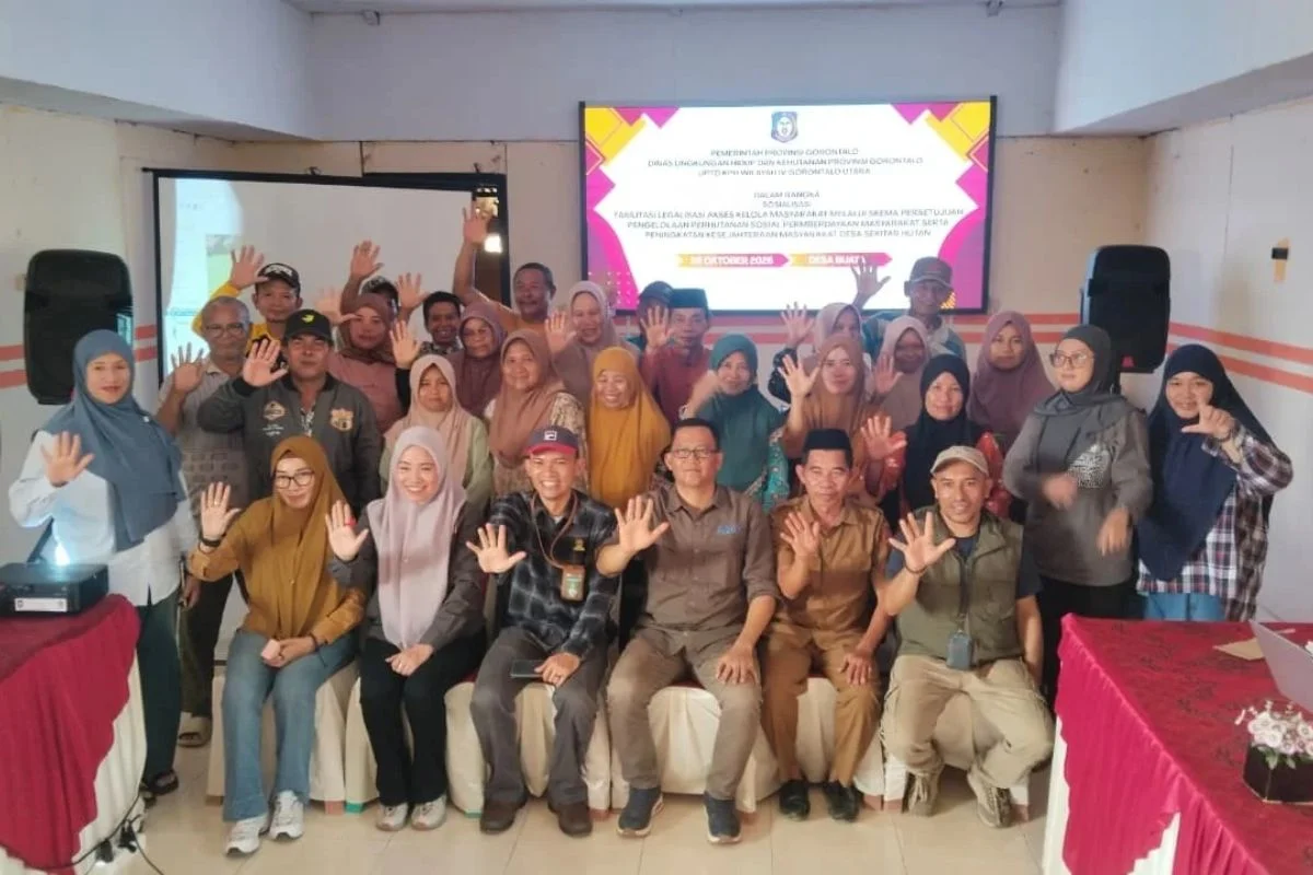 KPH IV Gorontalo Utara Fasilitasi Akses Legal Kelola Hutan, Dorong Kesejahteraan Masyarakat Desa Buata