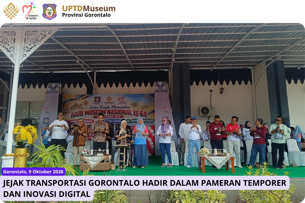 Jejak Transportasi Gorontalo Hadir dalam Pameran Temporer dan Inovasi Digital